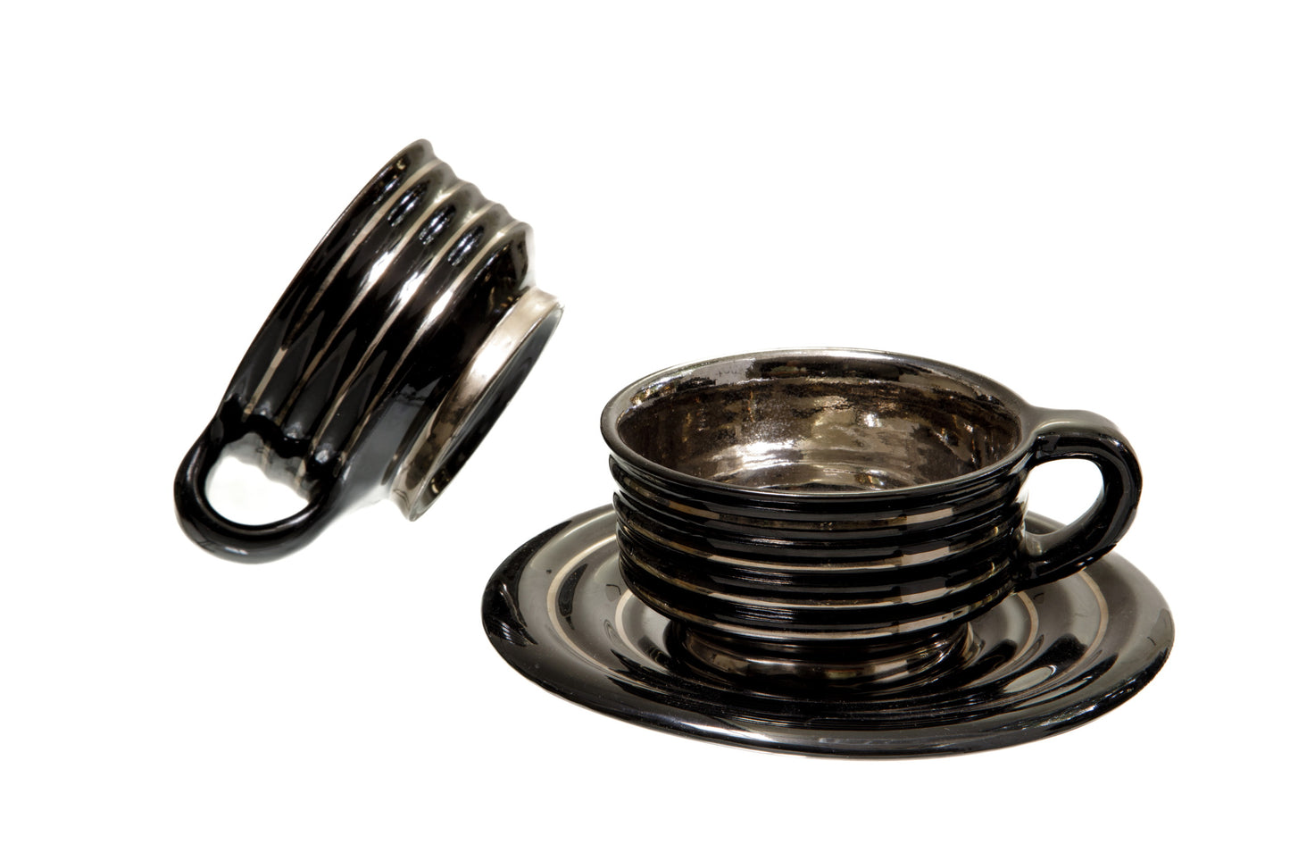 Servizio da tè Rometti Umbertide Sacru anni 30