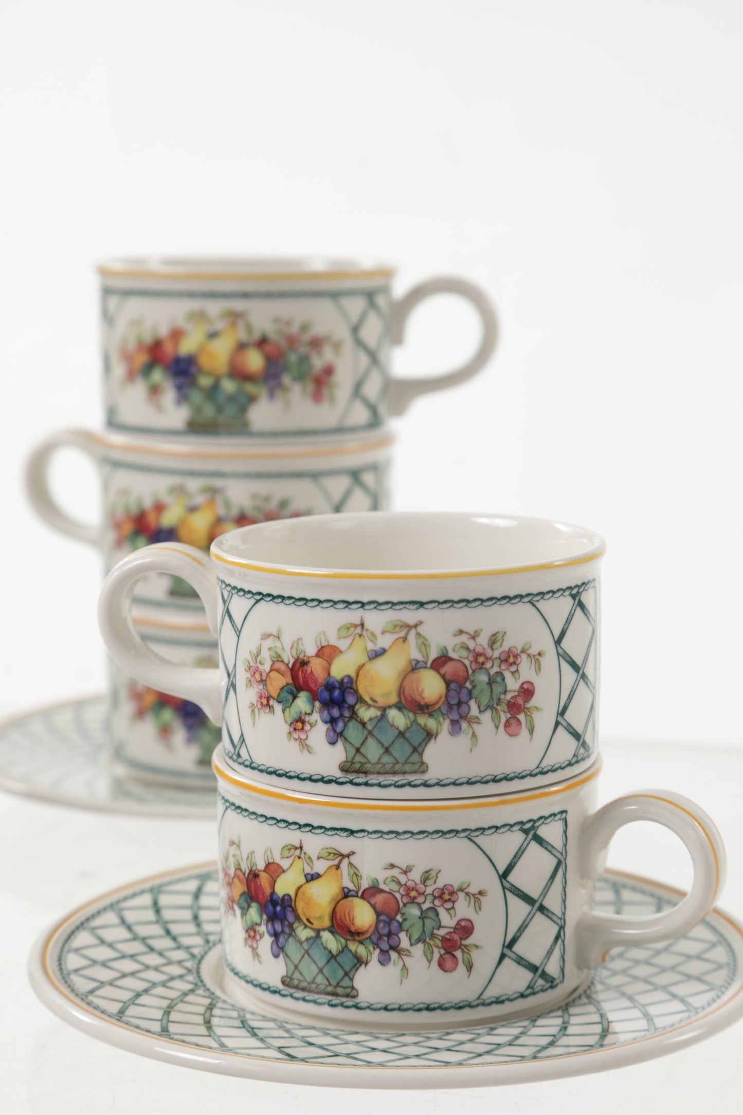 Servizio da thè anni Villeroy e Boch Basket Garden