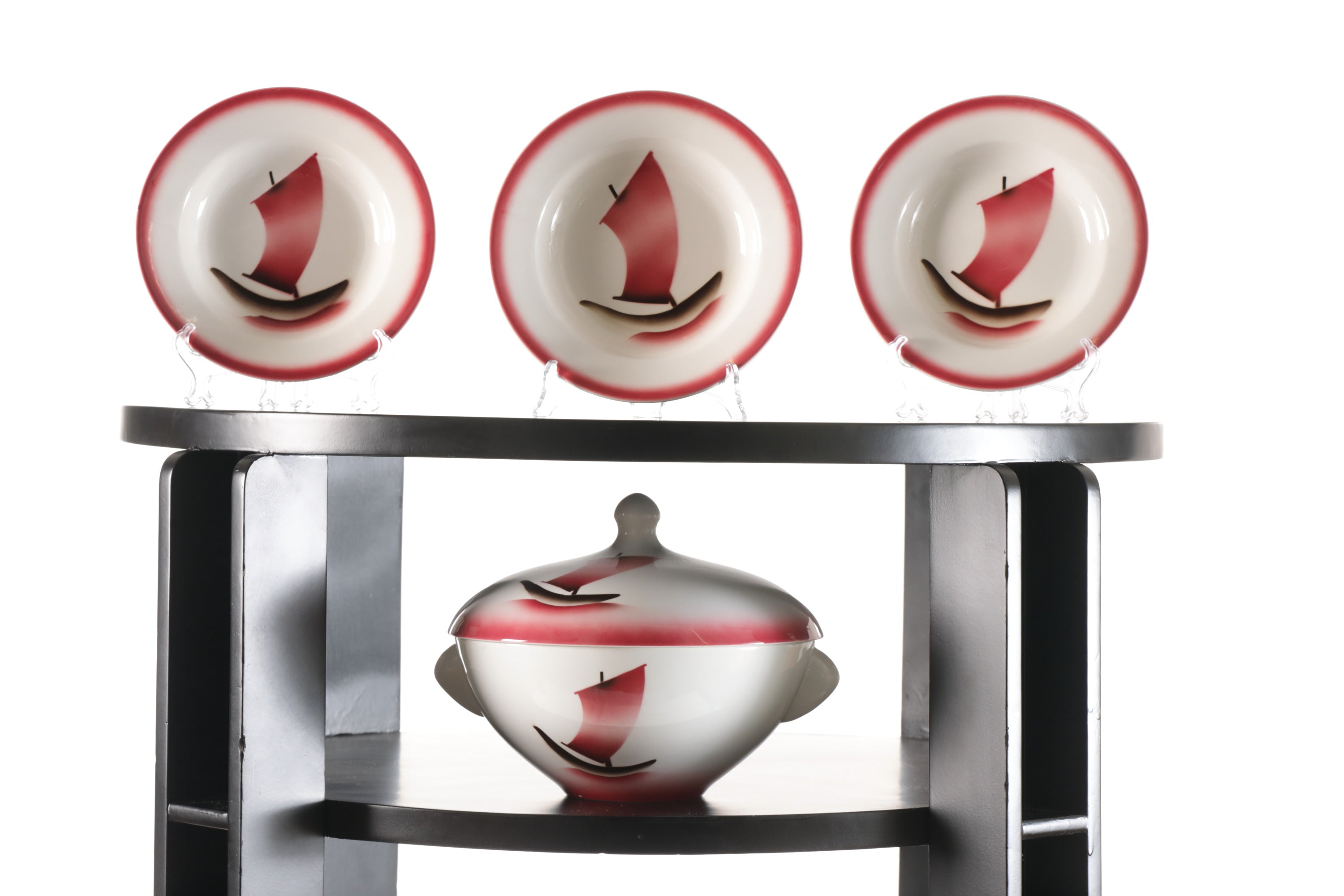 Angelo Simonetto Galvani Pordenone dinner service 1930s