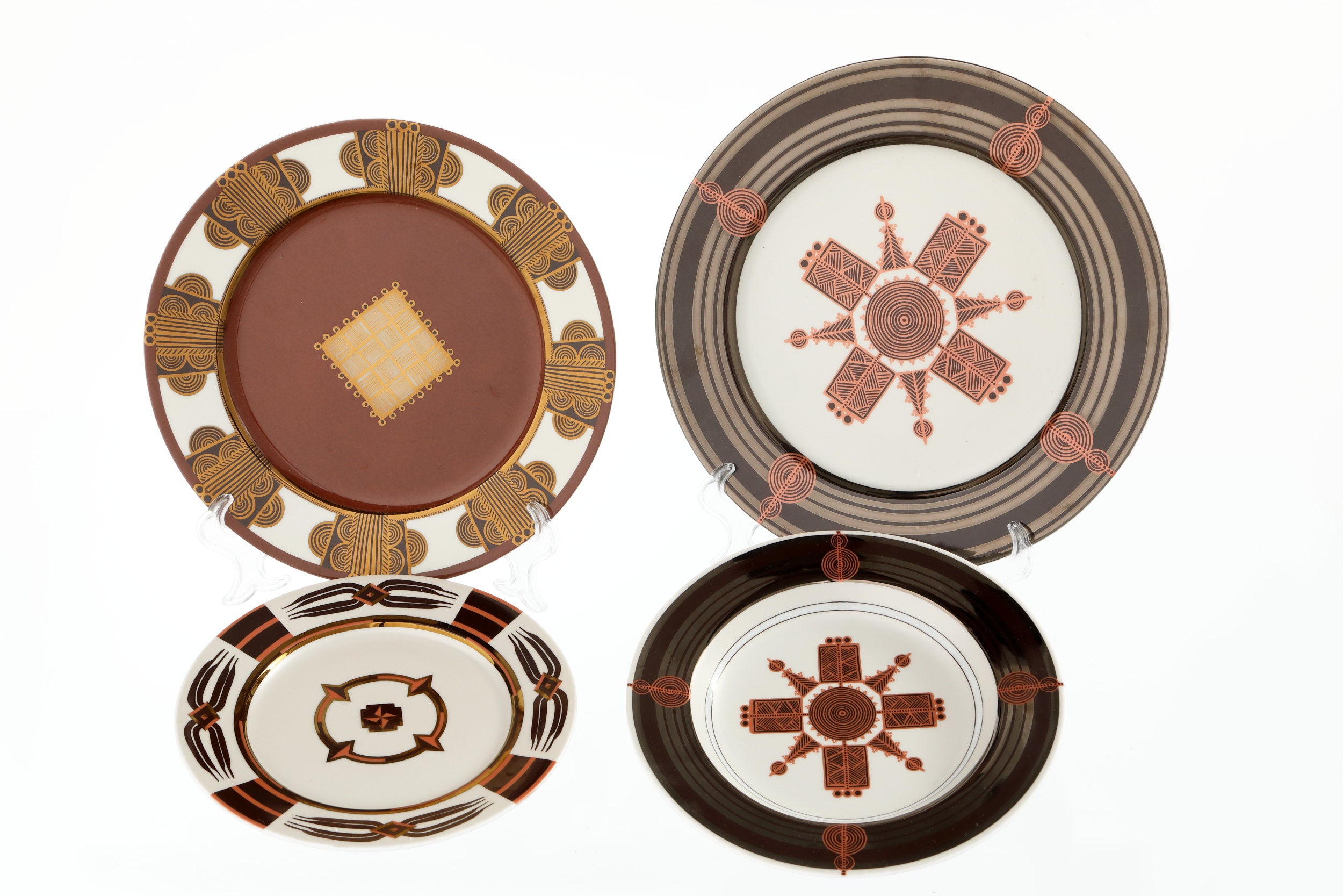 Plat Rond Petula Par Geneviève Lethu – Céramique Multicolore, Occasion En Bon état