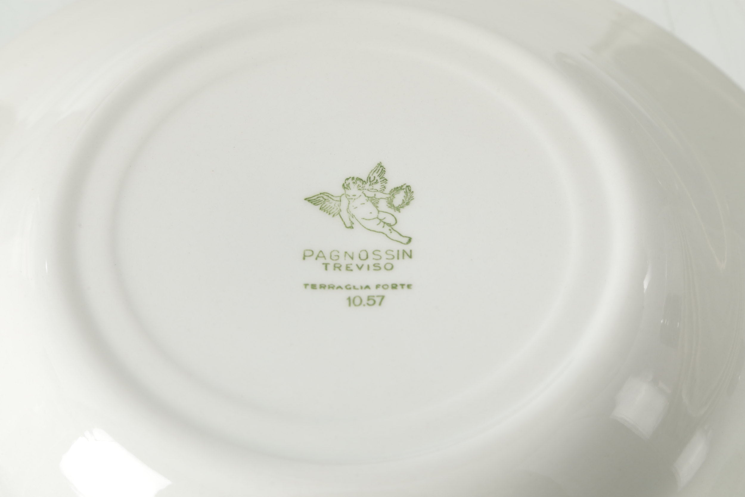 Pagnossin Treviso plate service from the 1960s