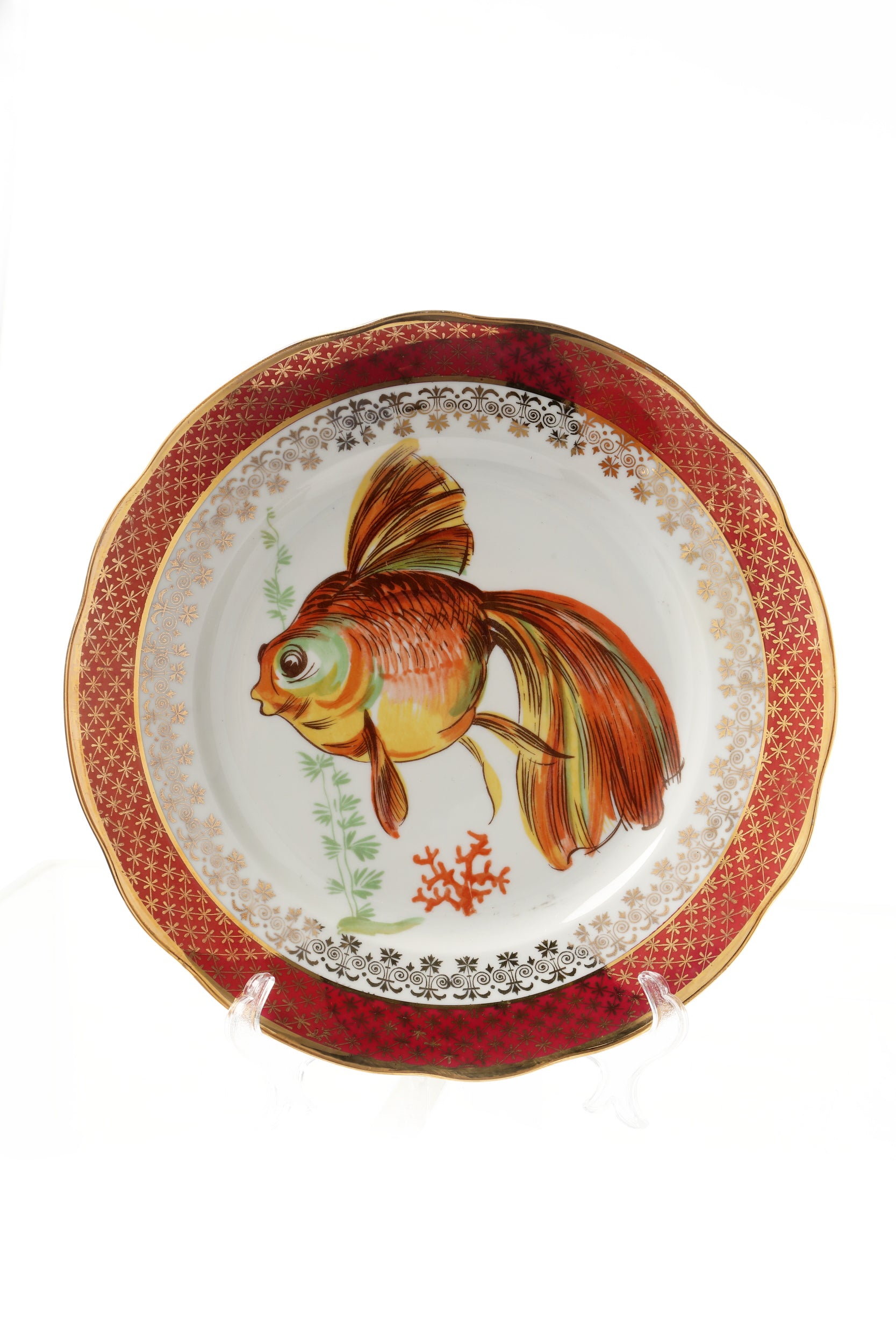 Bavaria fish plate set from the 1950s