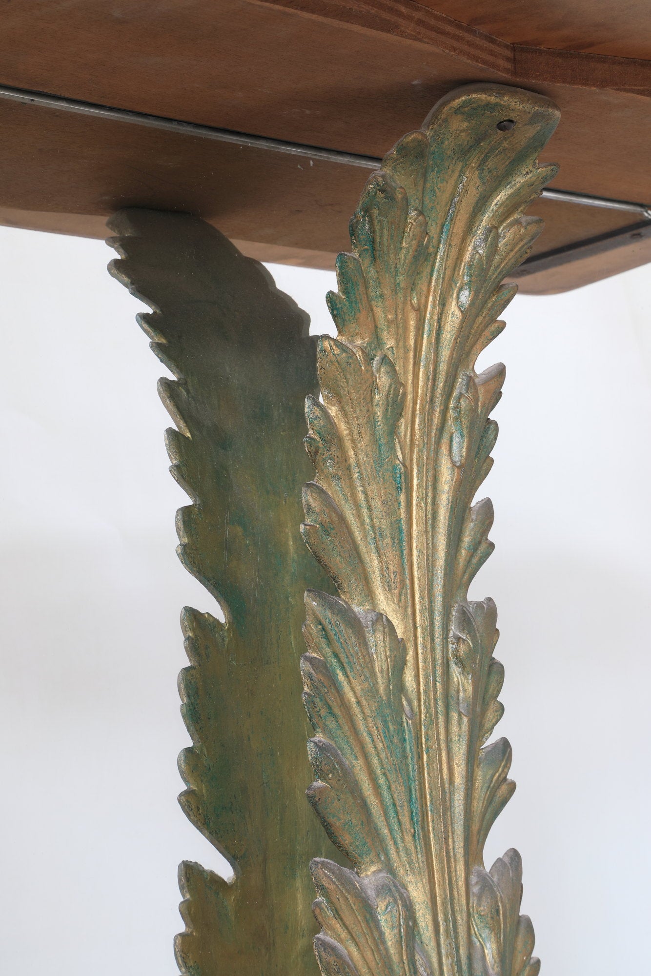 Mirror from the 50s in smoked glass