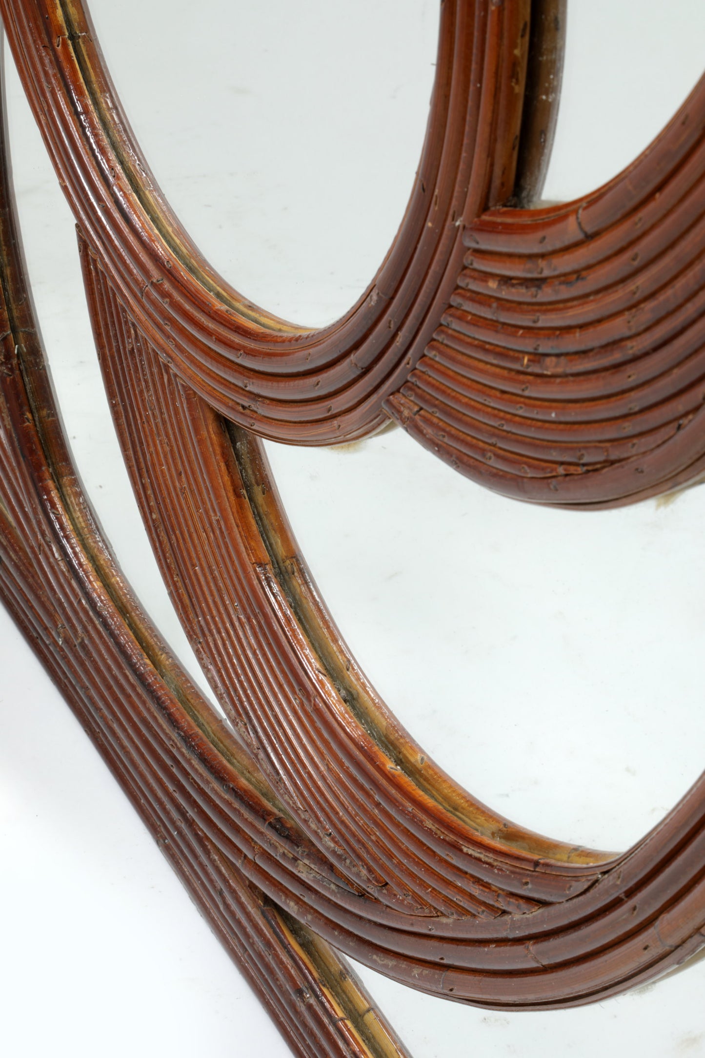 Specchiera attribuibile a Vivai del sud midollino anni 70