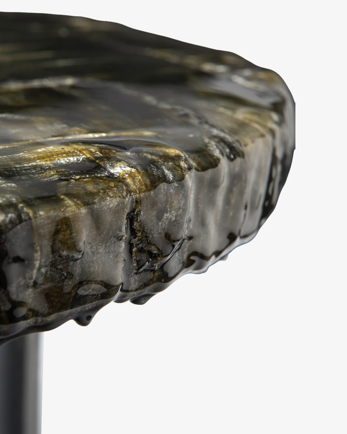 Small Virgola with relief details Black - Livia Rebecchini Interiors for COALAN Art Designers