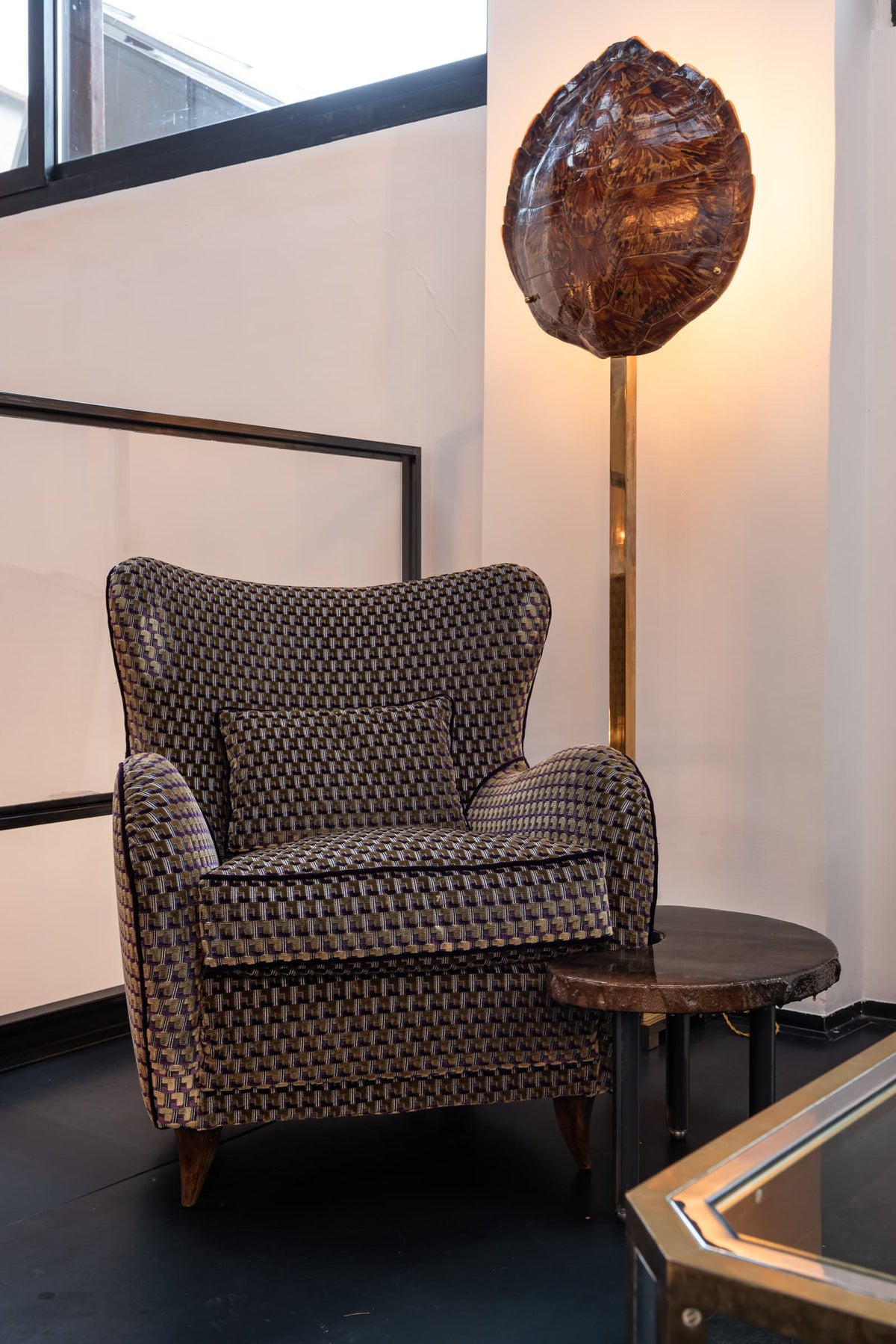 Small Jute Virgola in Burnt Umber - Livia Rebecchini Interiors for COALAN Art Designers