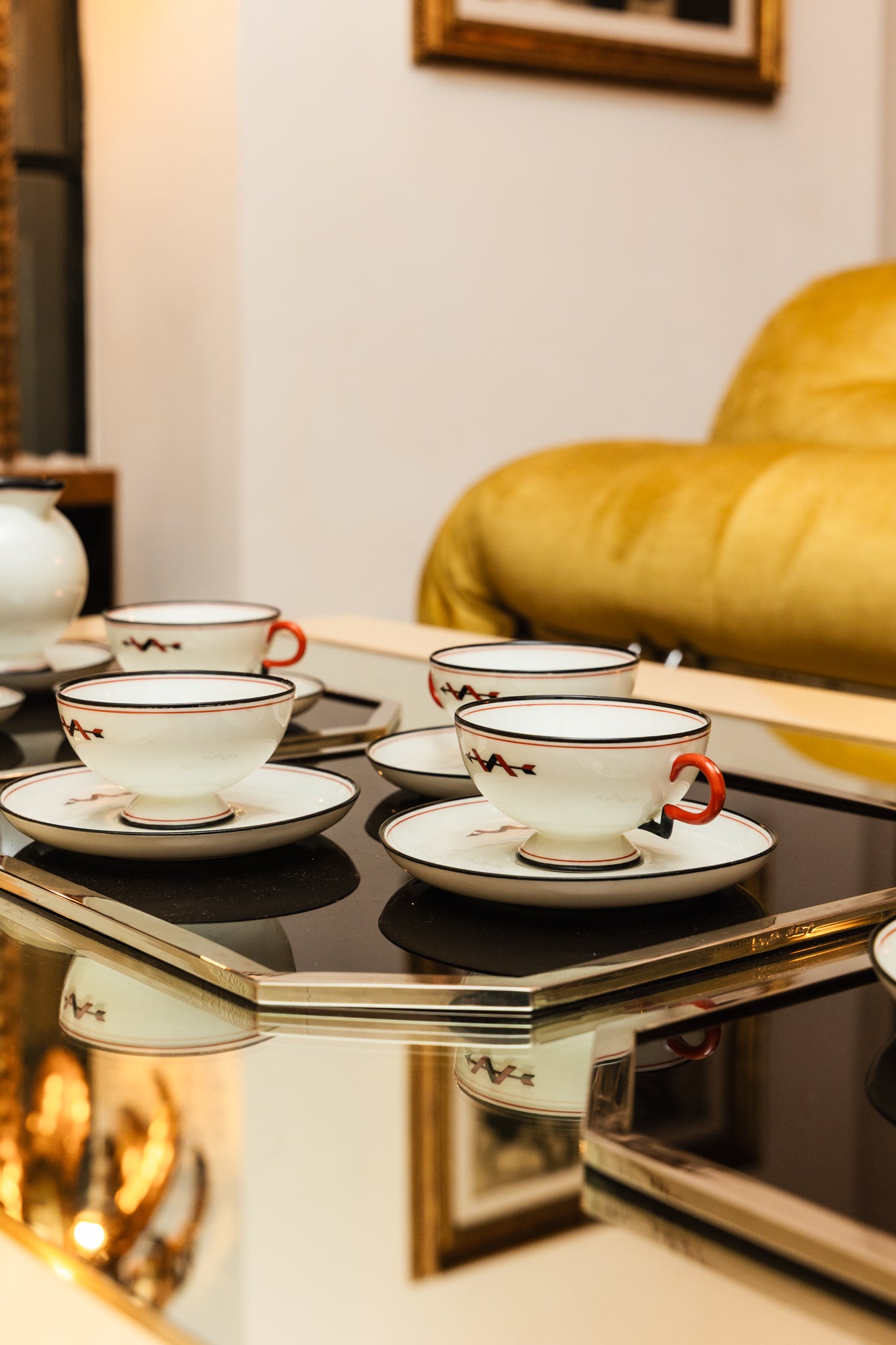 Gio Ponti Barbara tea set, 1930s