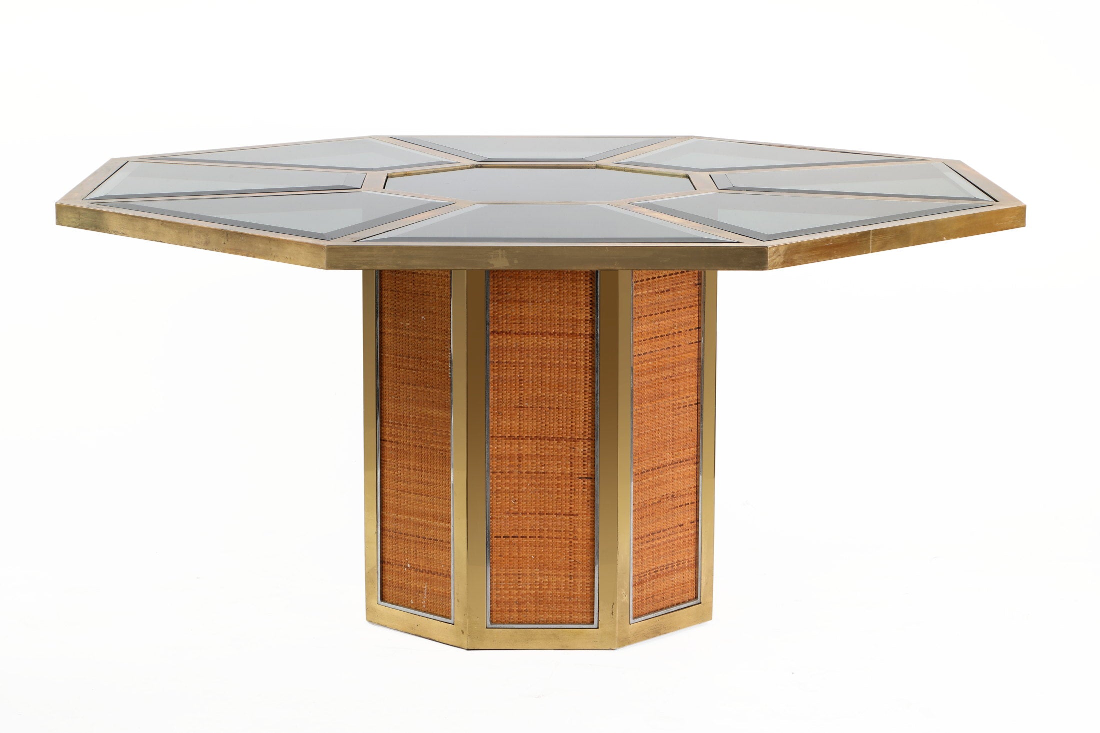 Romeo Rega Octonal Topazio table for Mario Sabot from the 70s