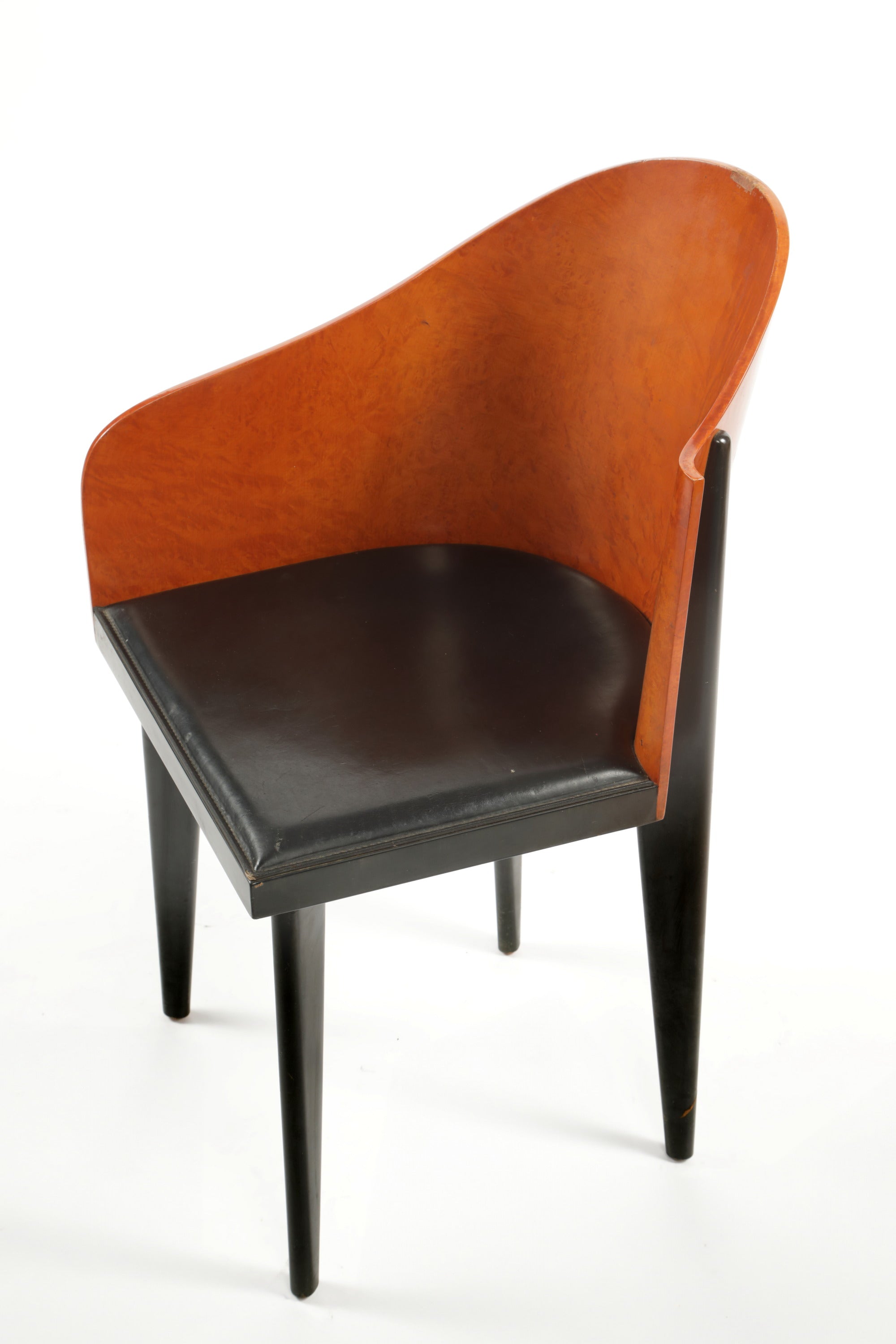 Table with six chairs by Maurizio Salvato and Piero Sartogo for Saporiti 1970 - 1980