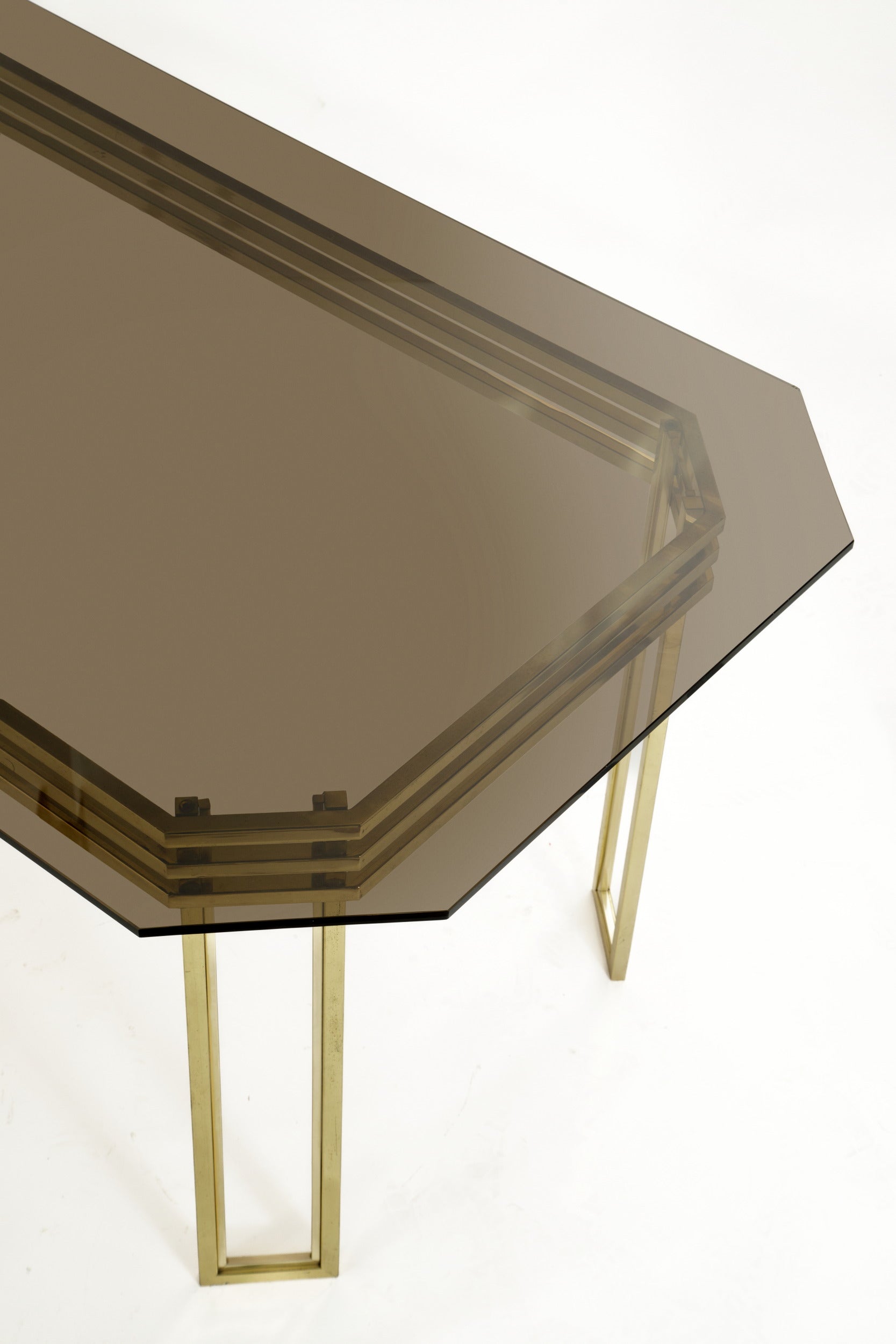 Rectangular table attributed to Romeo Rega from the 1970s