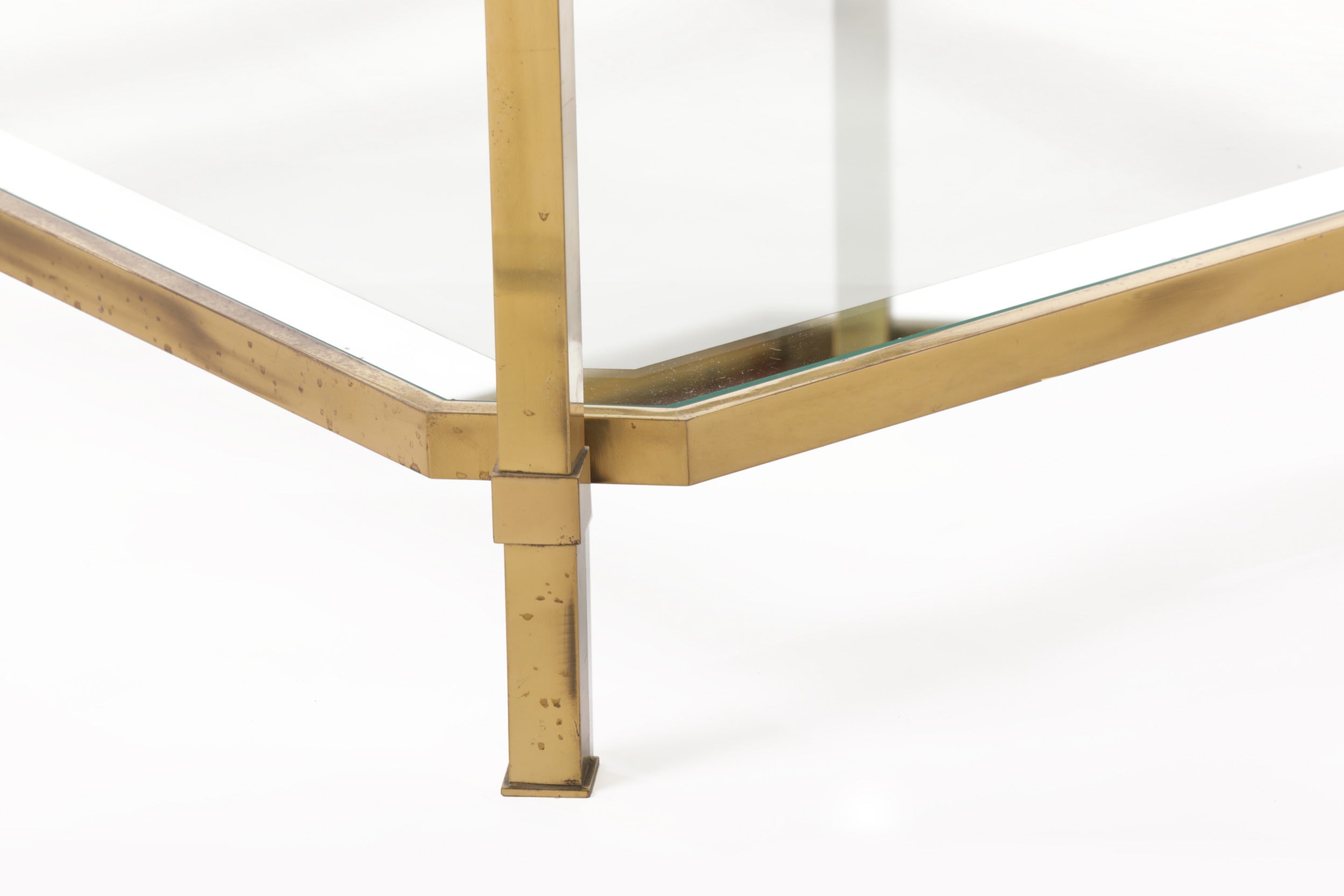 Square living room table from the 70s