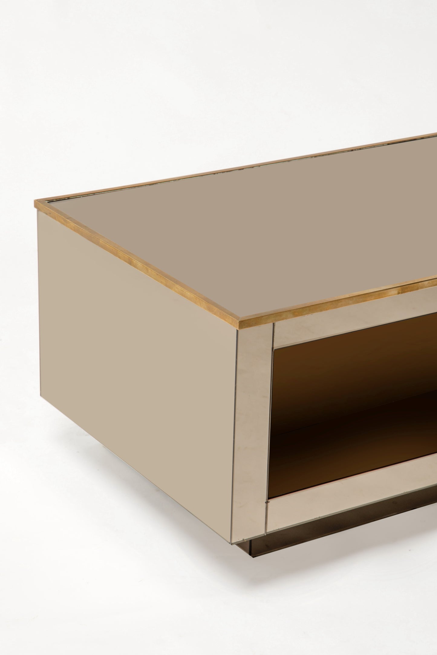 Tavolo salotto specchiato anni 70