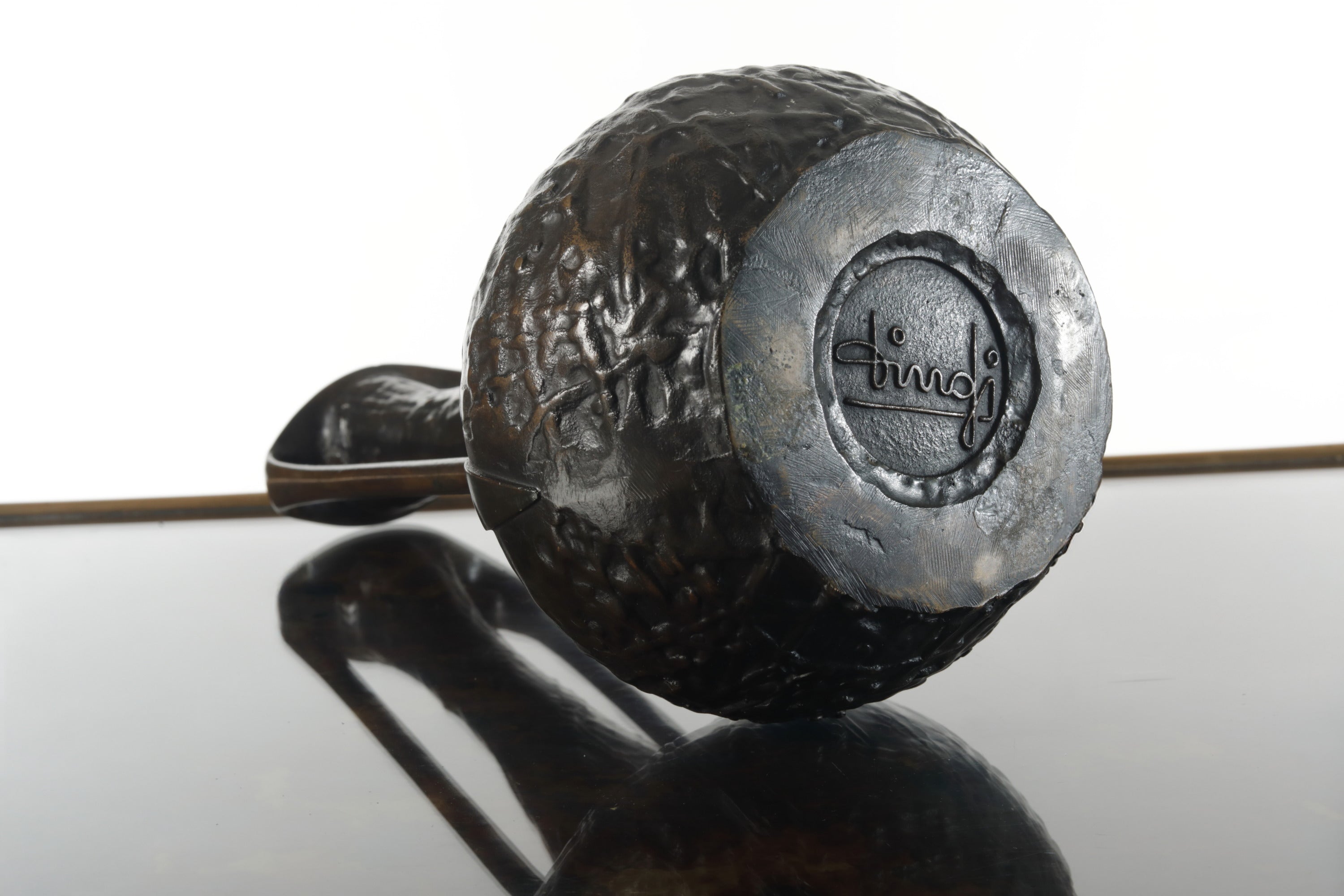 Bronze vase from the 1950s