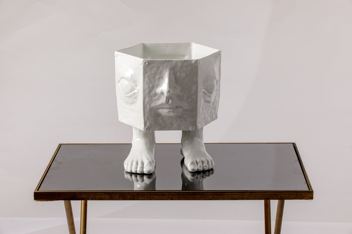 Vaso scultura ceramica surrealista 1970 Taste Setter By Sigma
