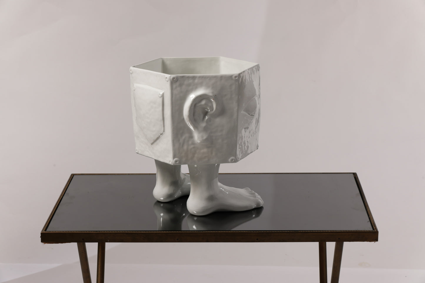 Vaso scultura ceramica surrealista 1970 Taste Setter By Sigma
