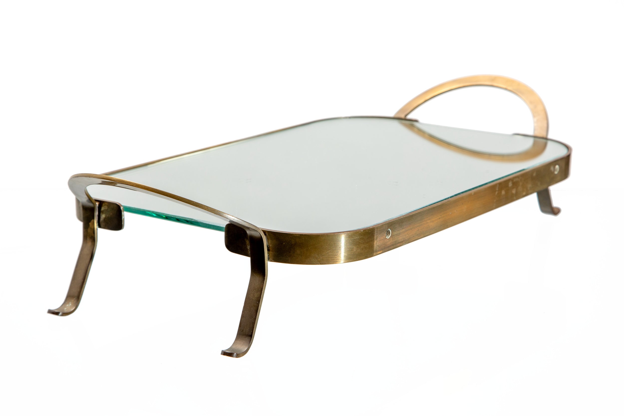 1950s mirrored tray