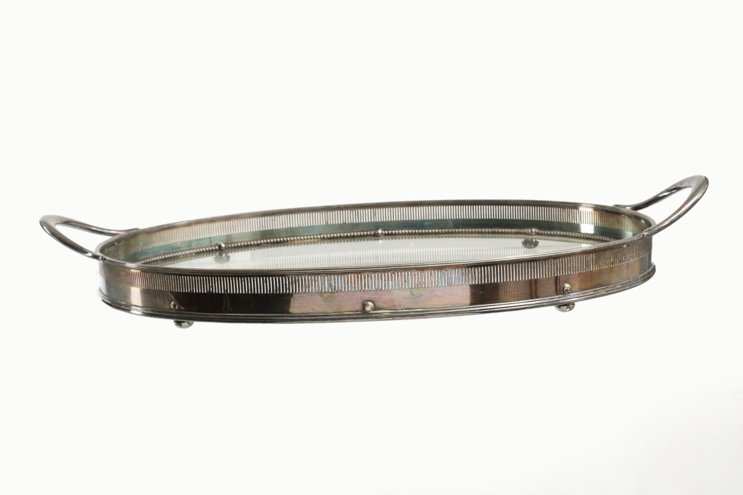 1960s oval English tray