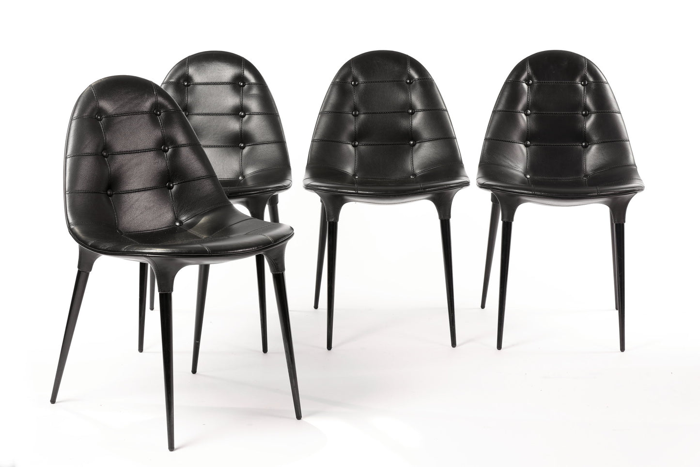 4 Cassina Caprice chairs designed by Philippe Starck