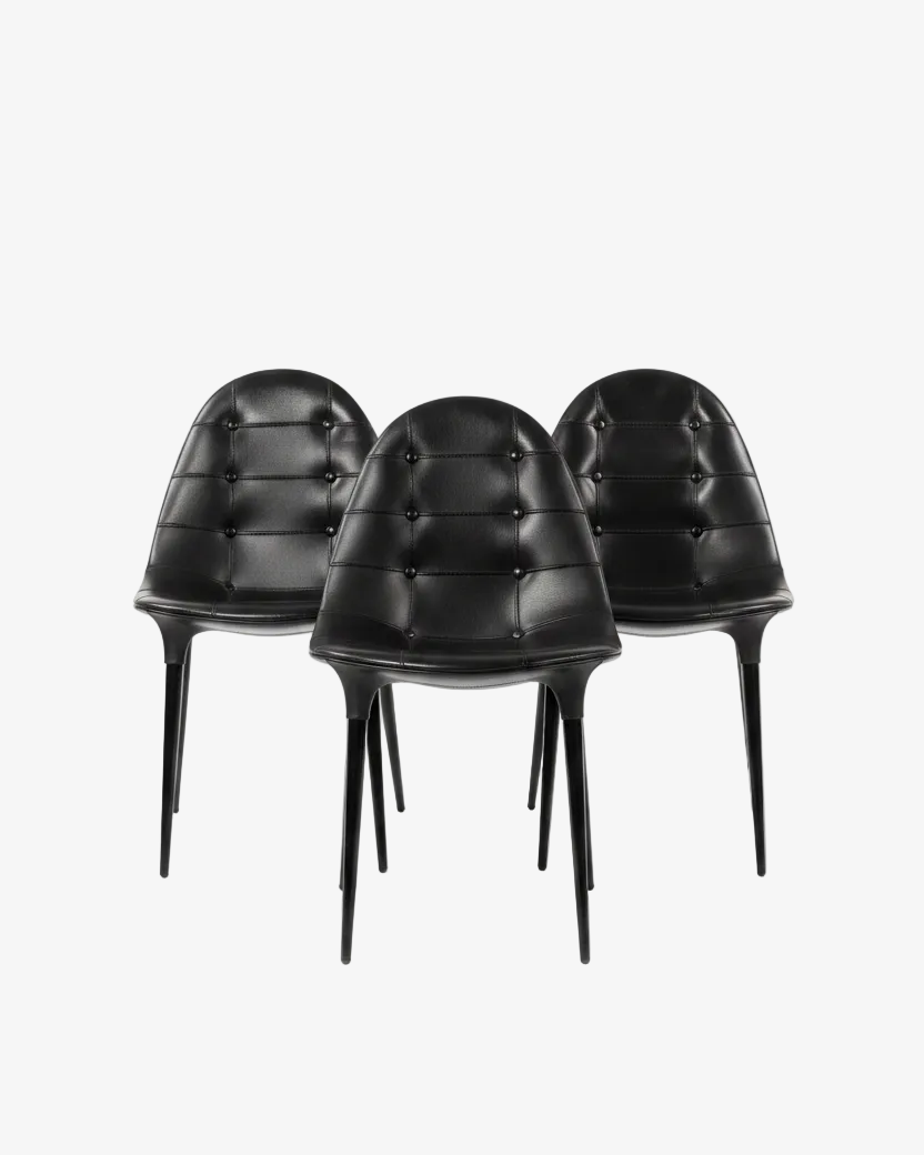 4 Cassina Caprice chairs designed by Philippe Starck