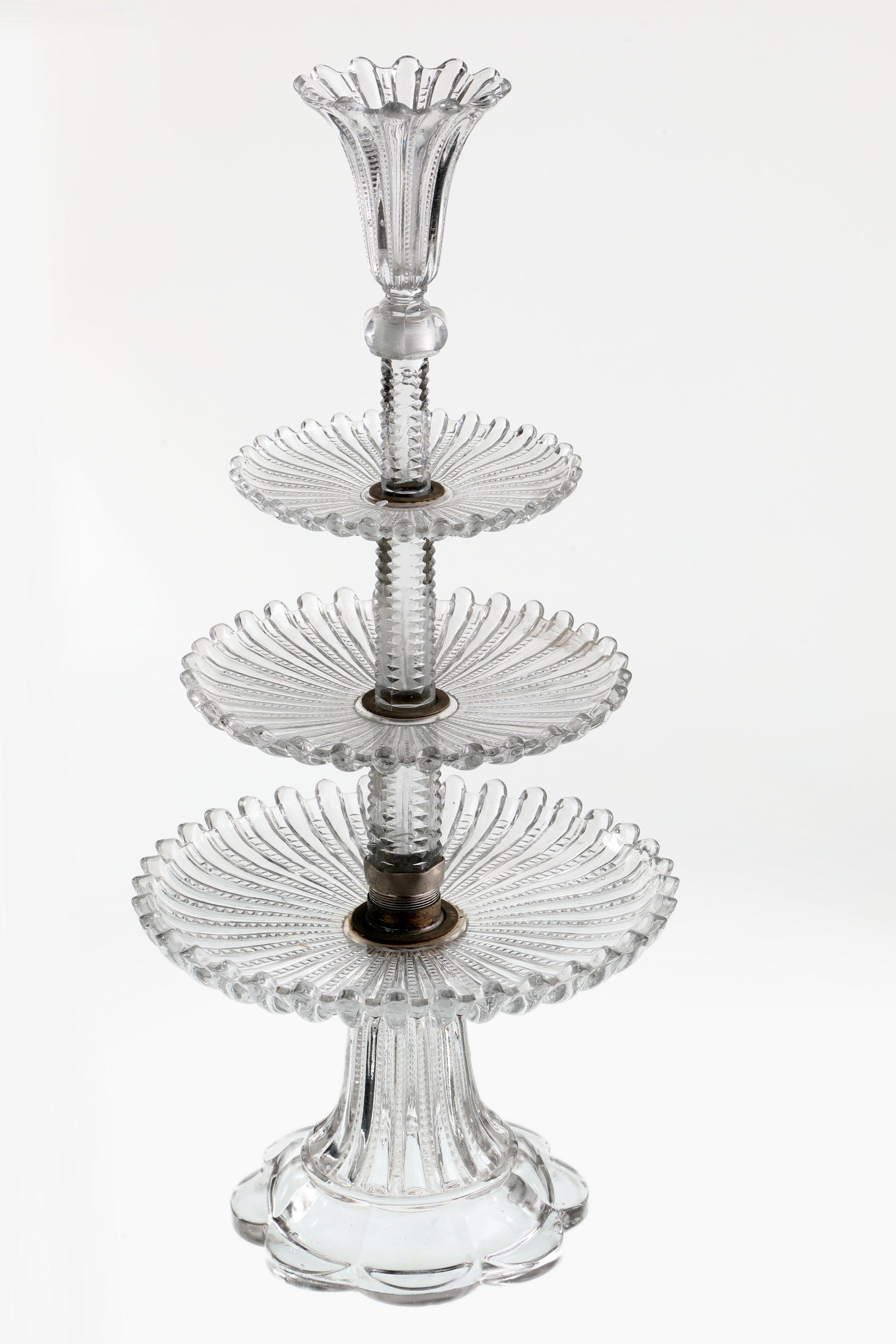 3 tier 2025 crystal cake stand