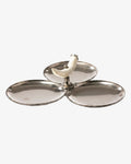 Steel hors d'oeuvre dish from the 70s
