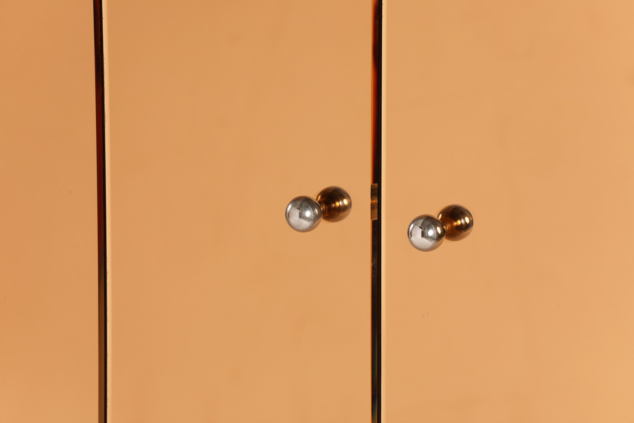70s wardrobe with briarwood and mirror