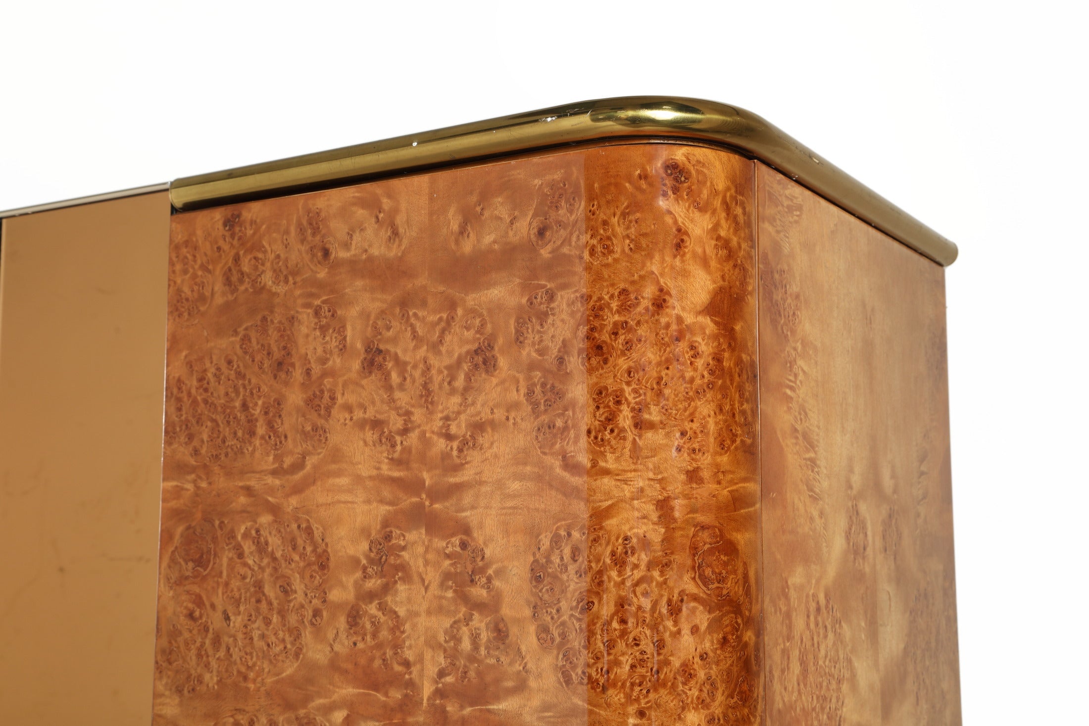 70s wardrobe with briarwood and mirror
