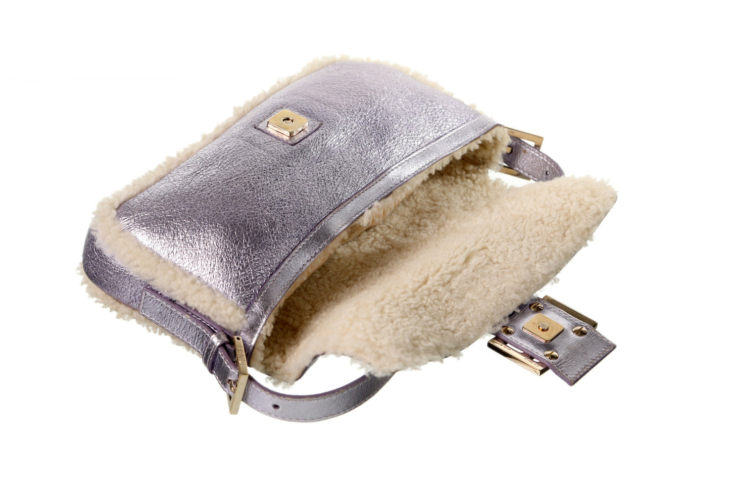 Fendi 2000s sheepskin baguette