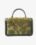 Bauletto velluto verde anni 60