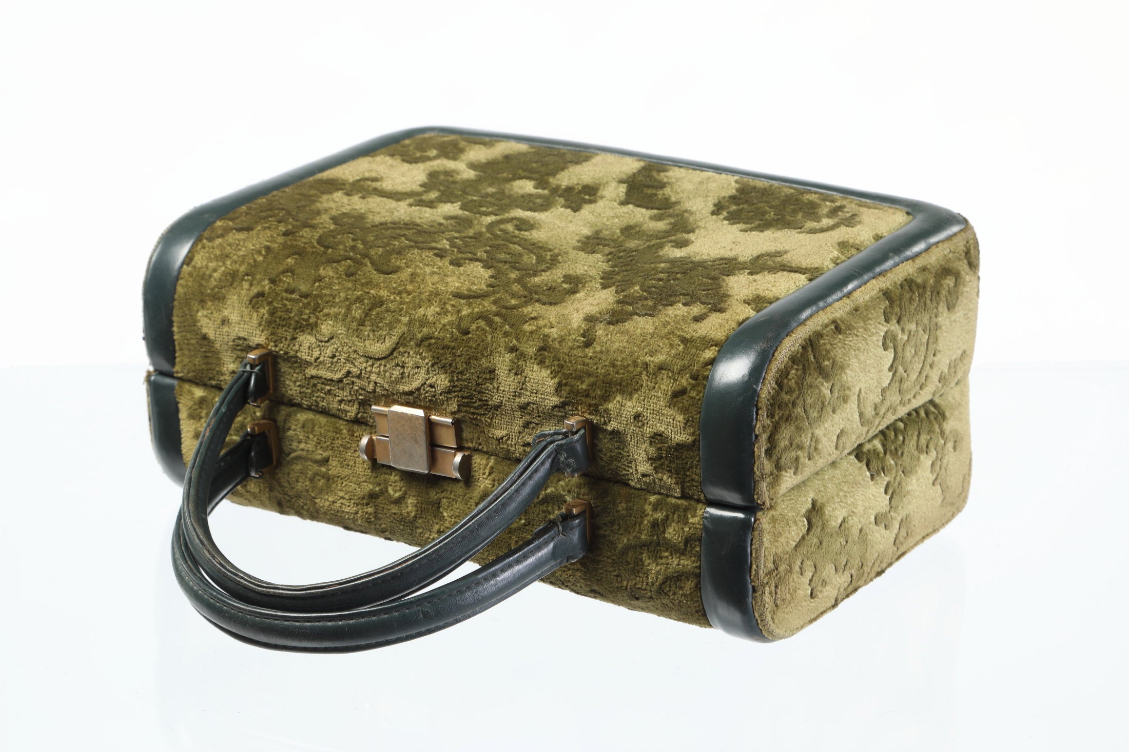 Green velvet trunk from the 60s