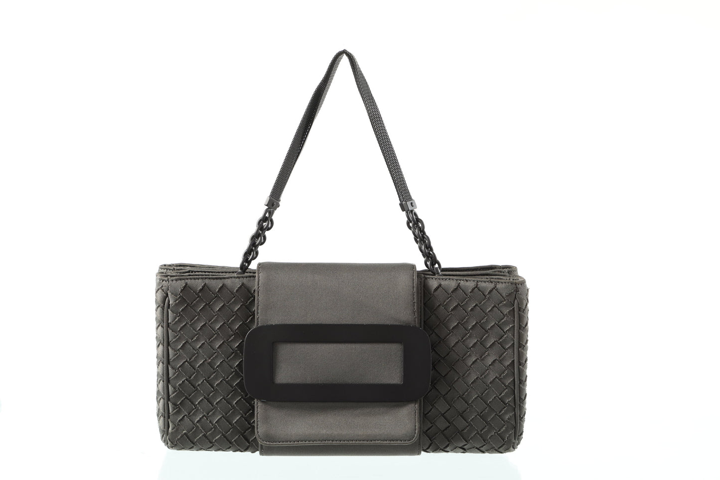 Anthracite Bottega Veneta clutch