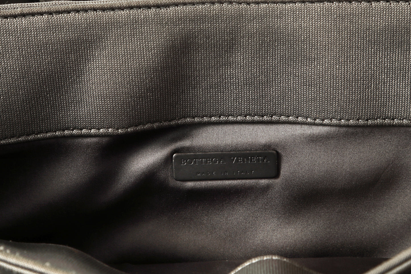Anthracite Bottega Veneta clutch