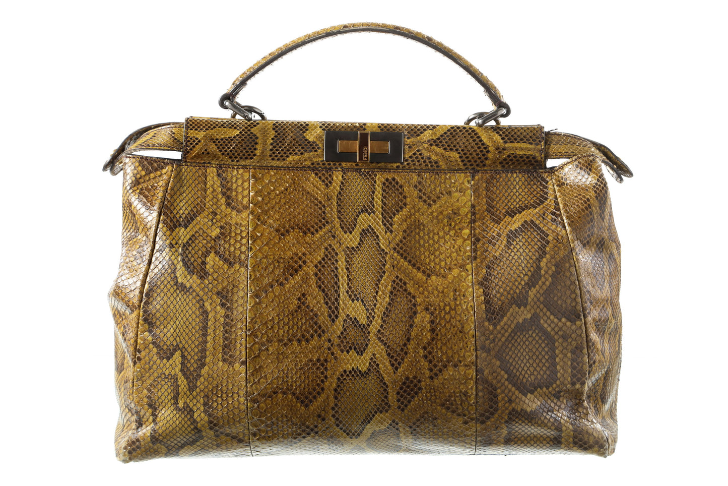 Fendi 2008 Peekaboo bag in python