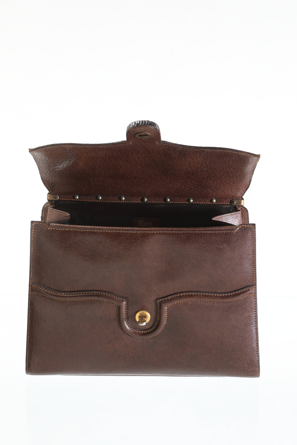 Borsa Gucci anni 60 cinghiale e legno