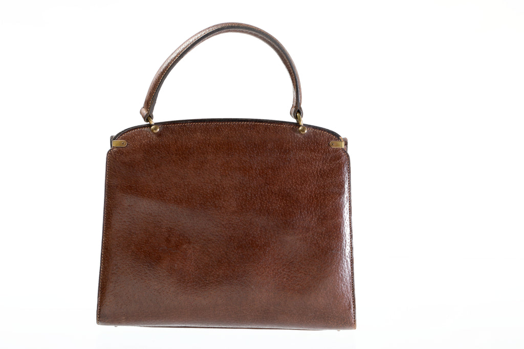 Borsa Gucci anni 60 cinghiale e legno