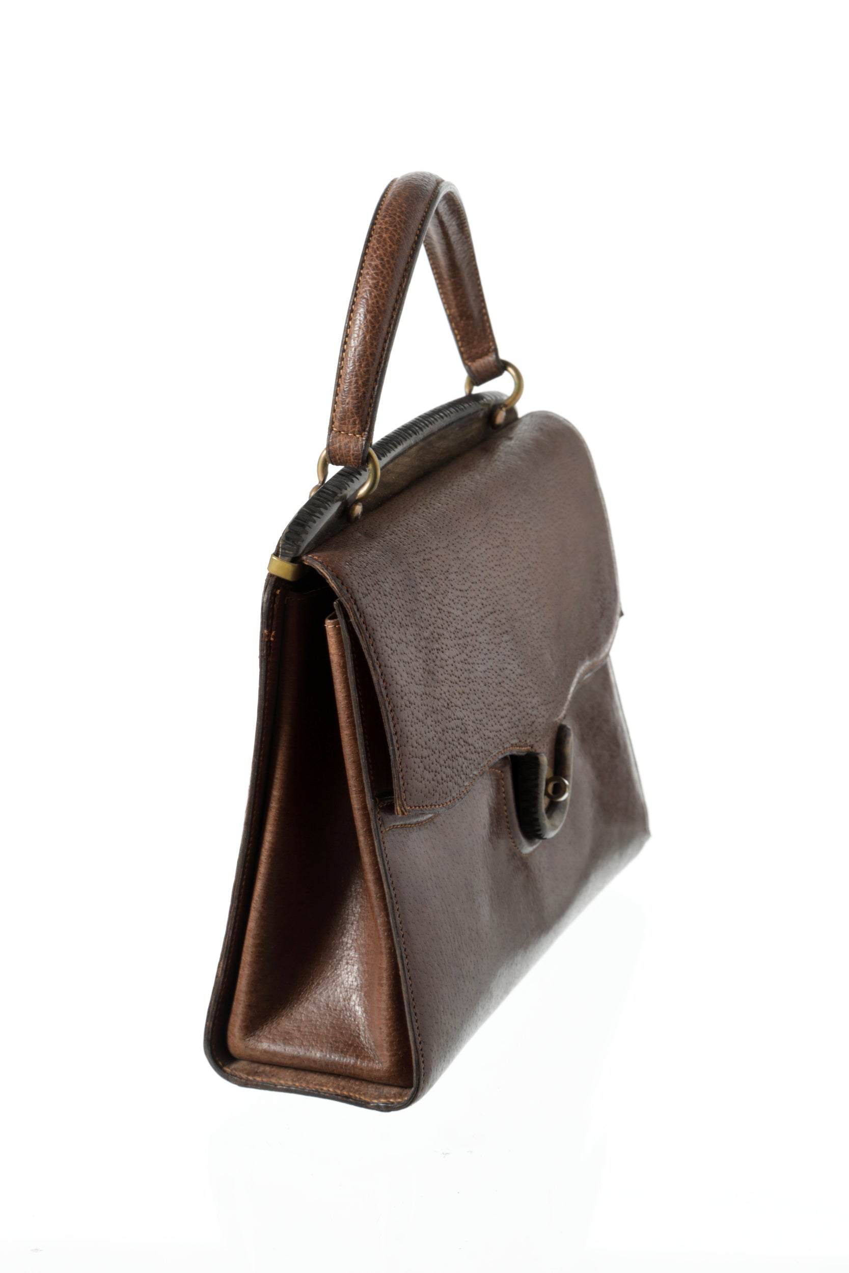Borsa Gucci anni 60 cinghiale e legno