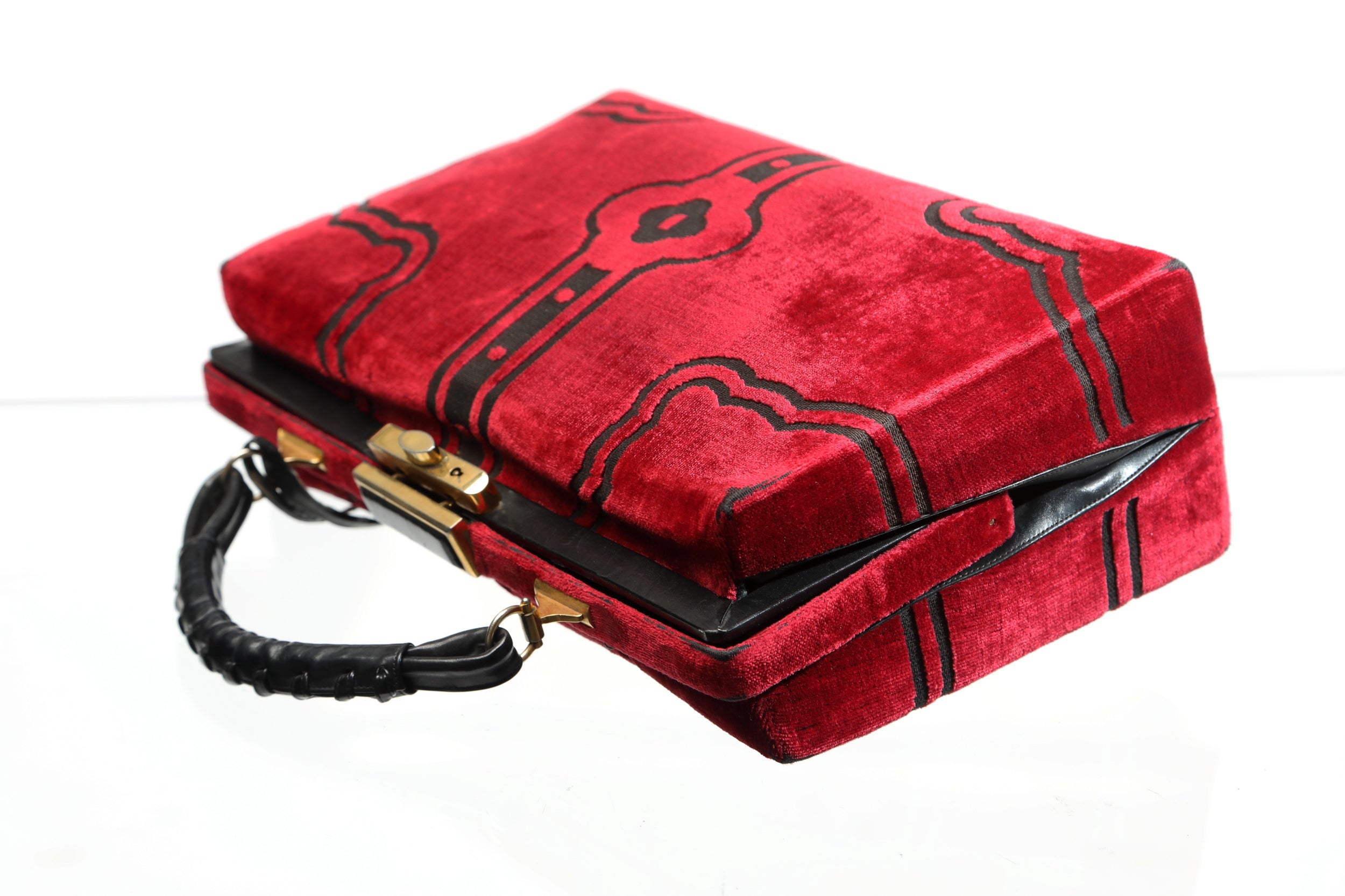Borsa a mano Roberta Di Camerino velluto Bevilacqua