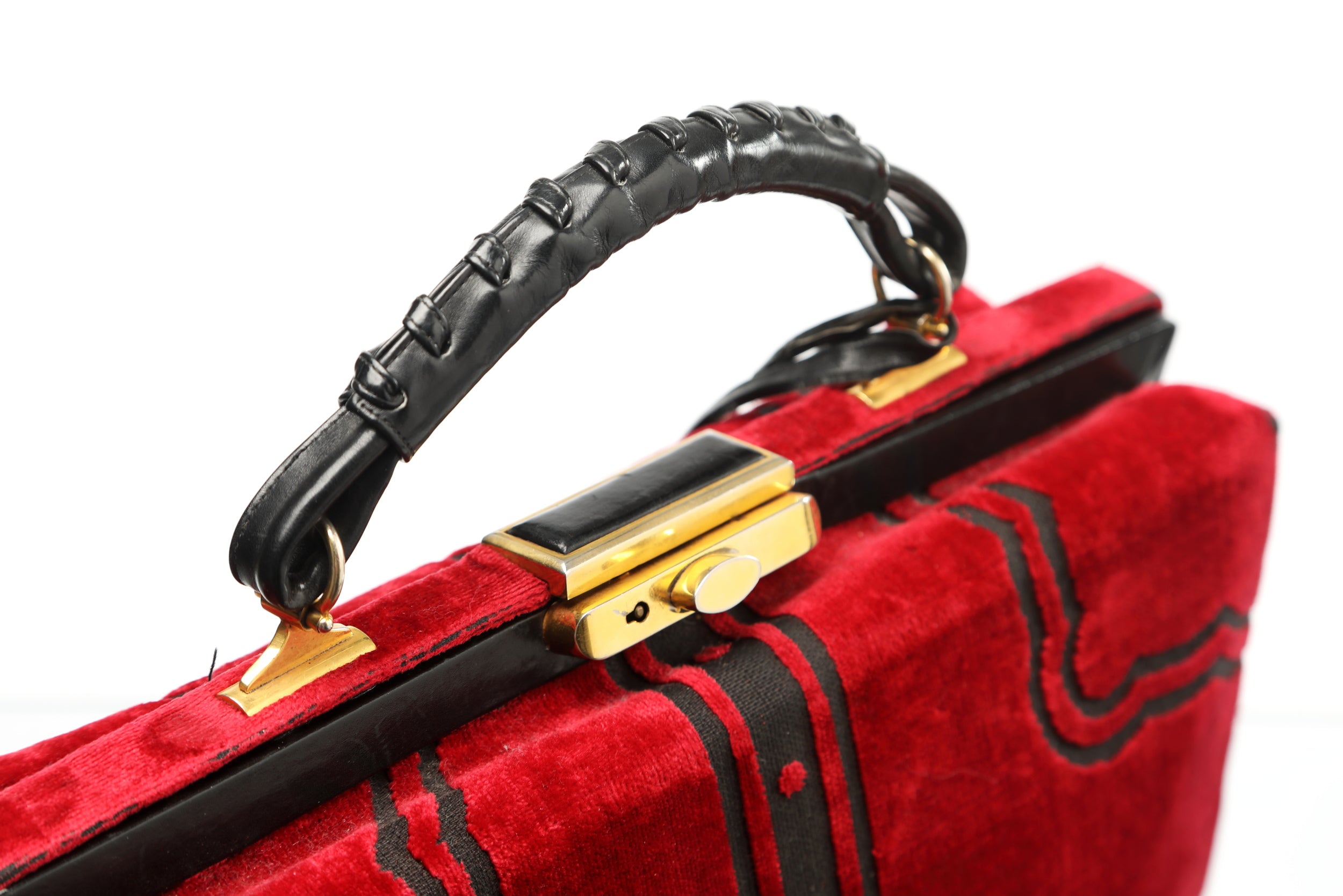 Roberta Di Camerino Bevilacqua velvet handbag