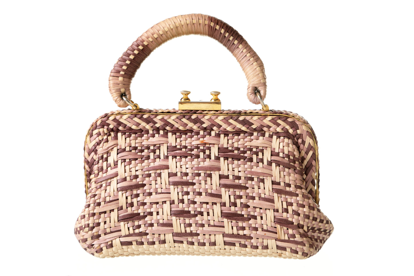 Roberta di Camerino handbag from the 50s with woven ribbon
