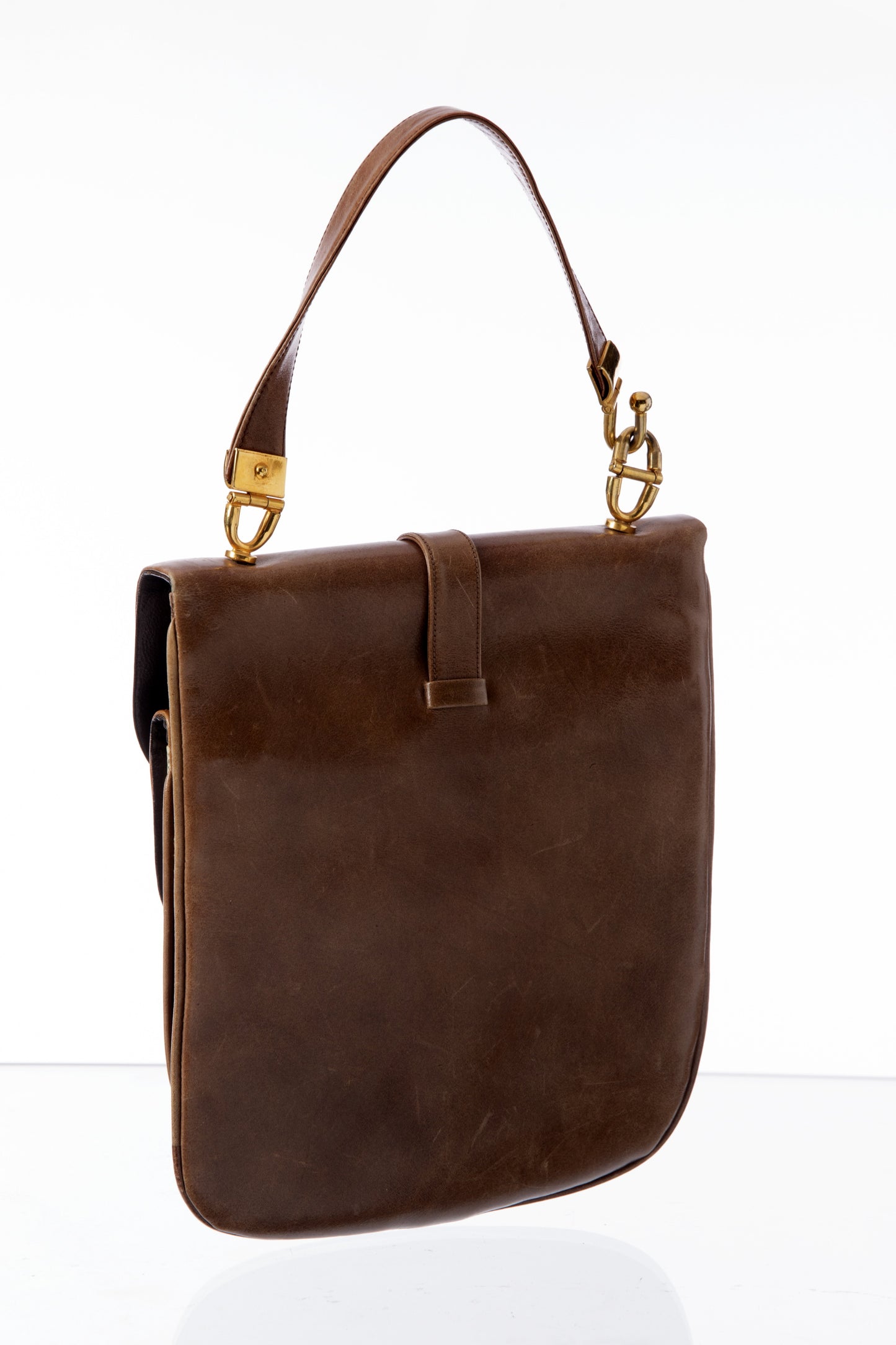 Salvatore Ferragamo leather handbag from the 70s