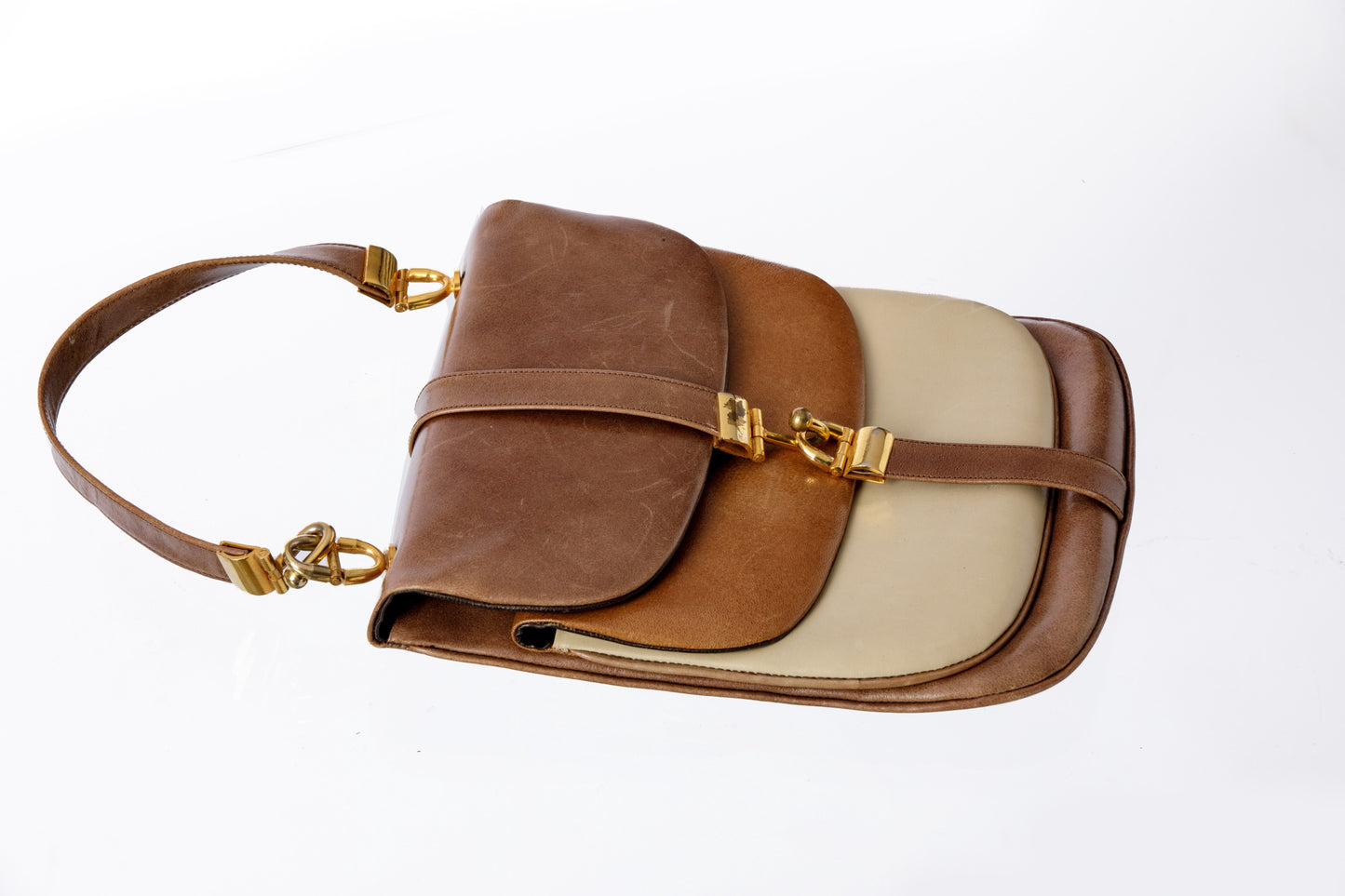 Salvatore Ferragamo leather handbag from the 70s