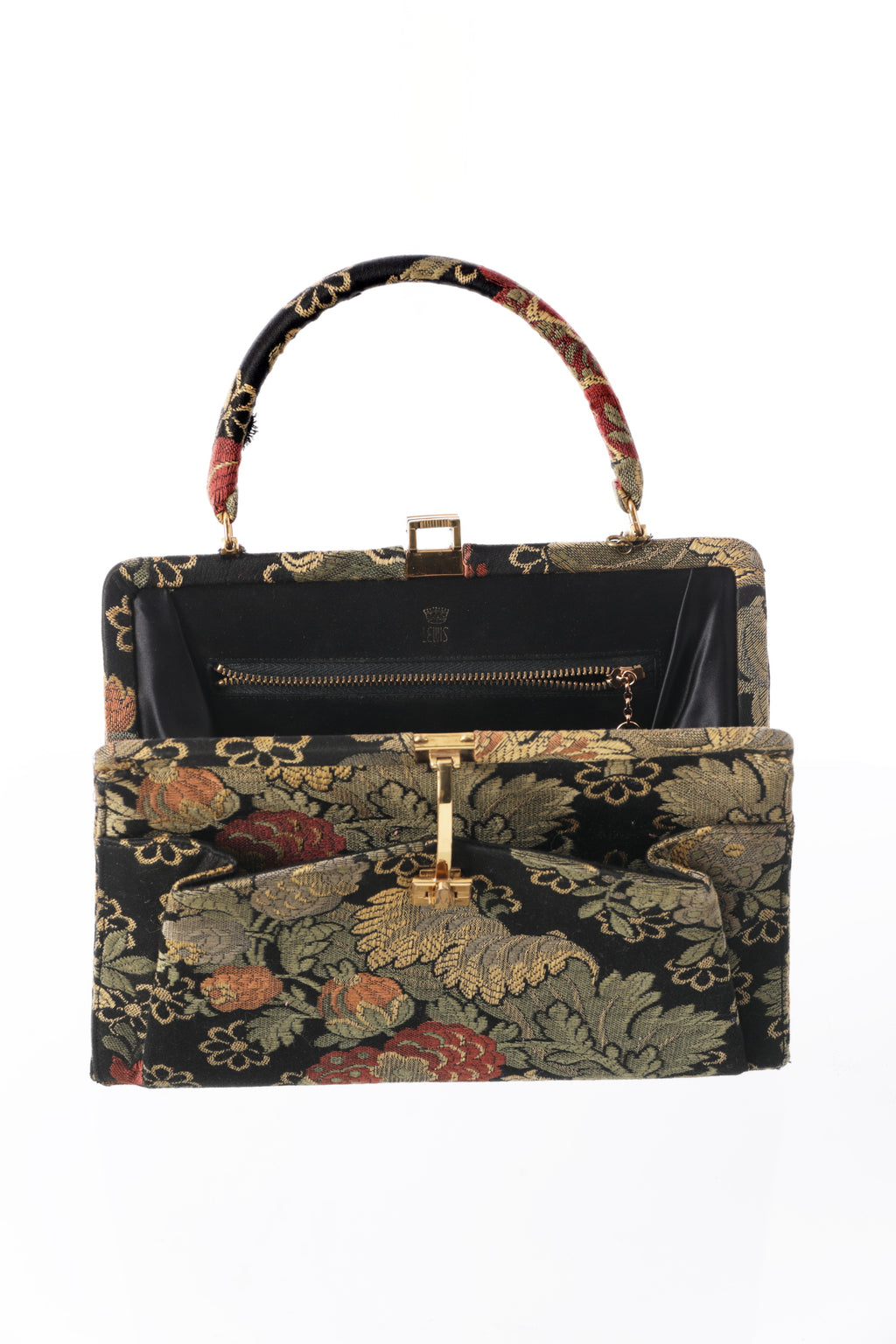 Borsa a mano ricamata Lewis anni 60