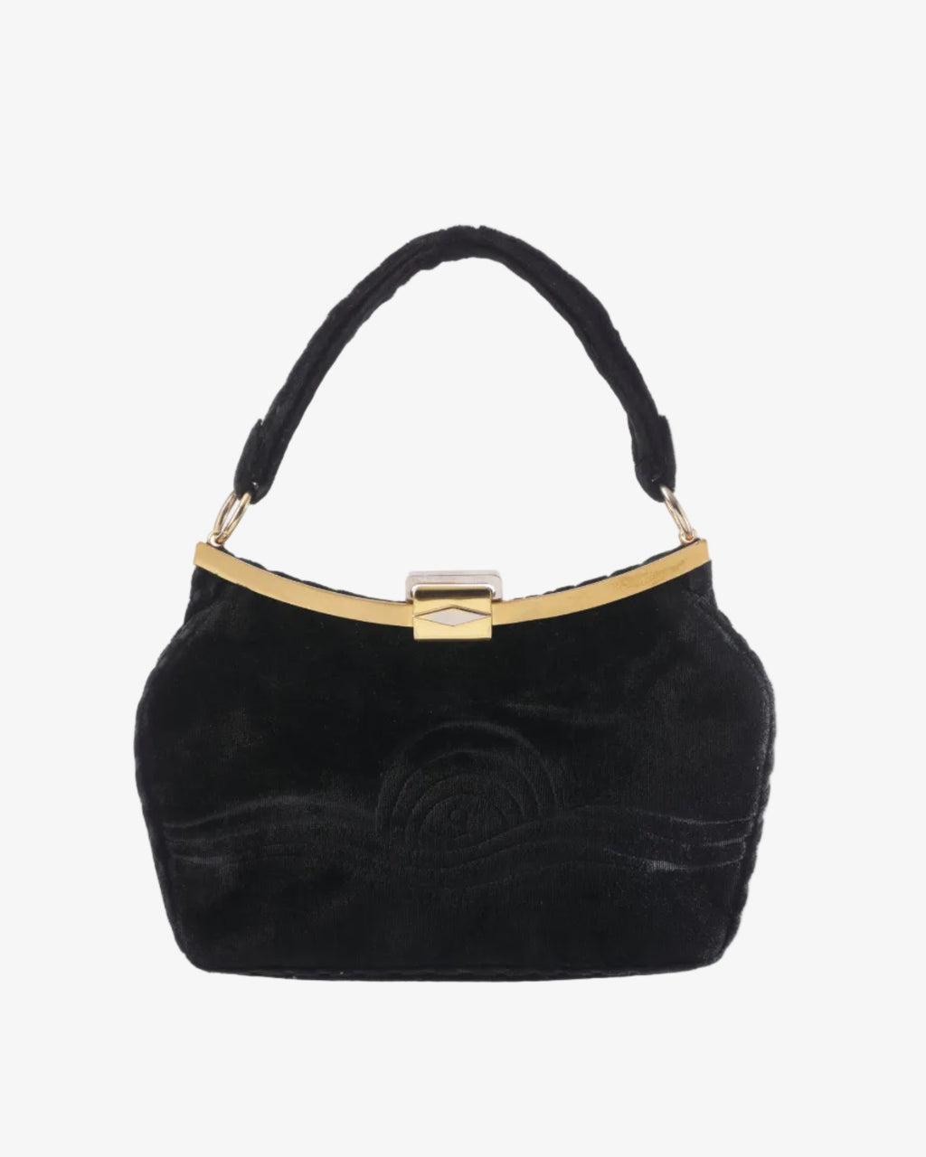 Borsa a mano velluto anni 60