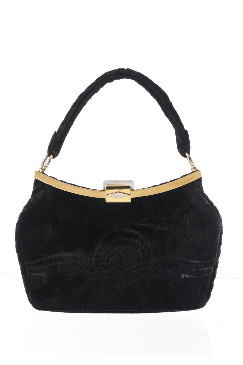 Borsa a mano velluto anni 60