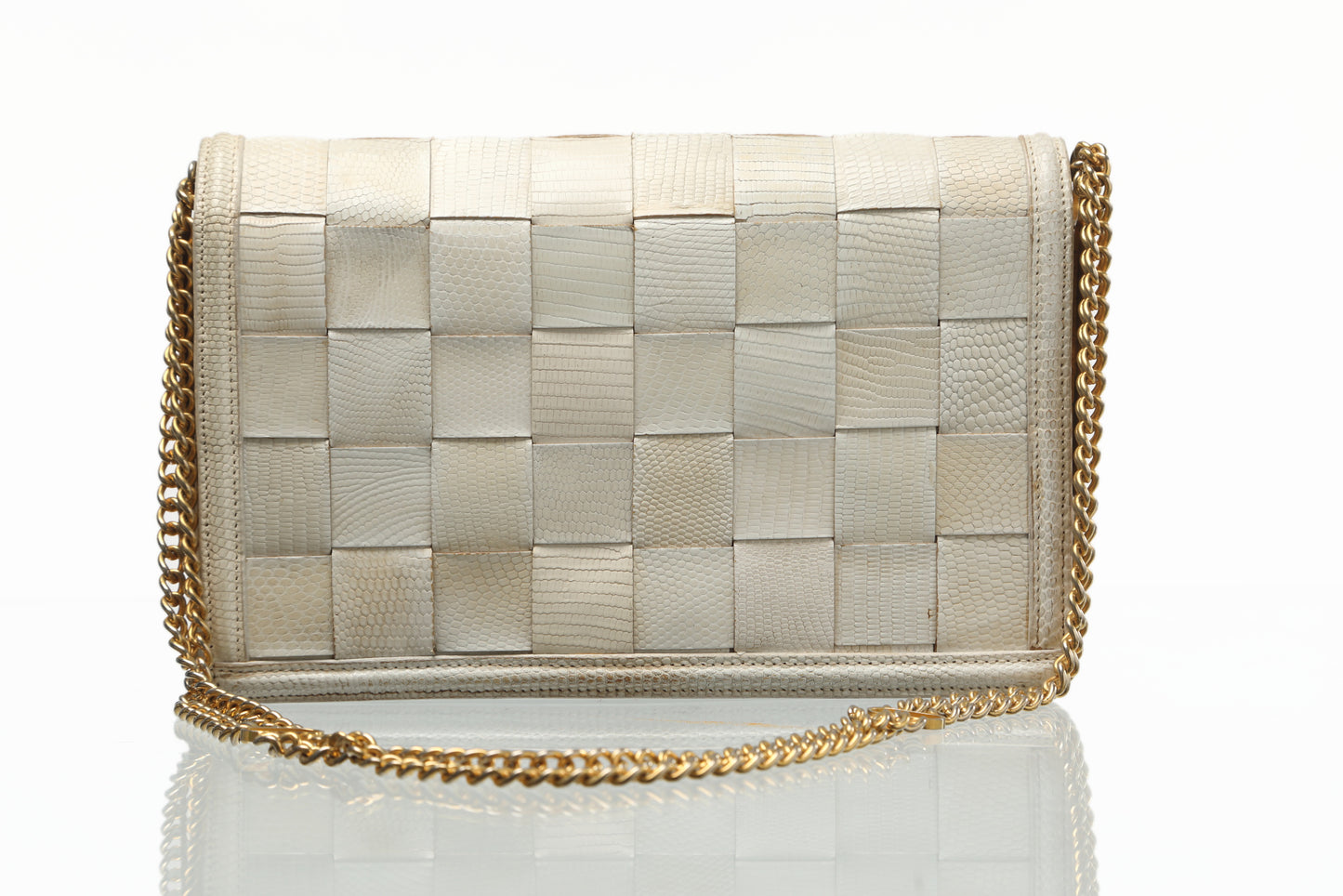 Fendi 70s ivory shoulder bag