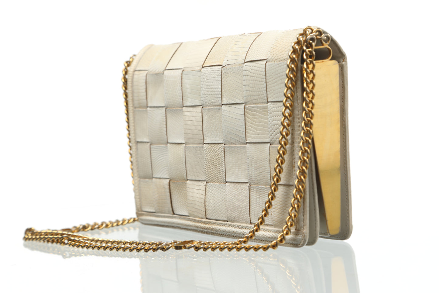 Fendi 70s ivory shoulder bag