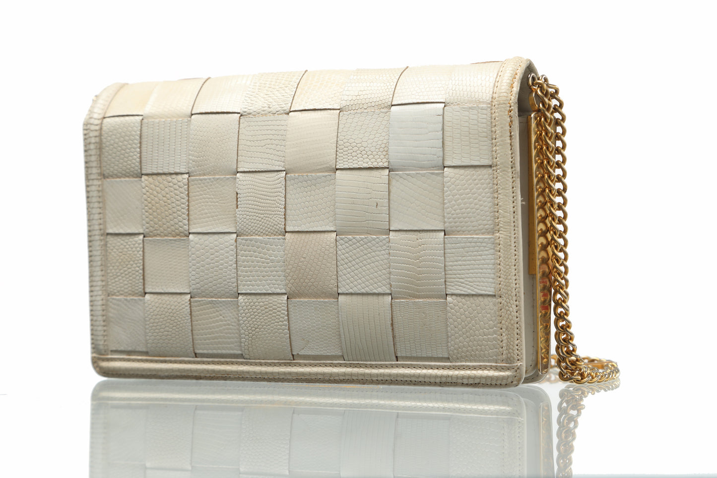 Fendi 70s ivory shoulder bag