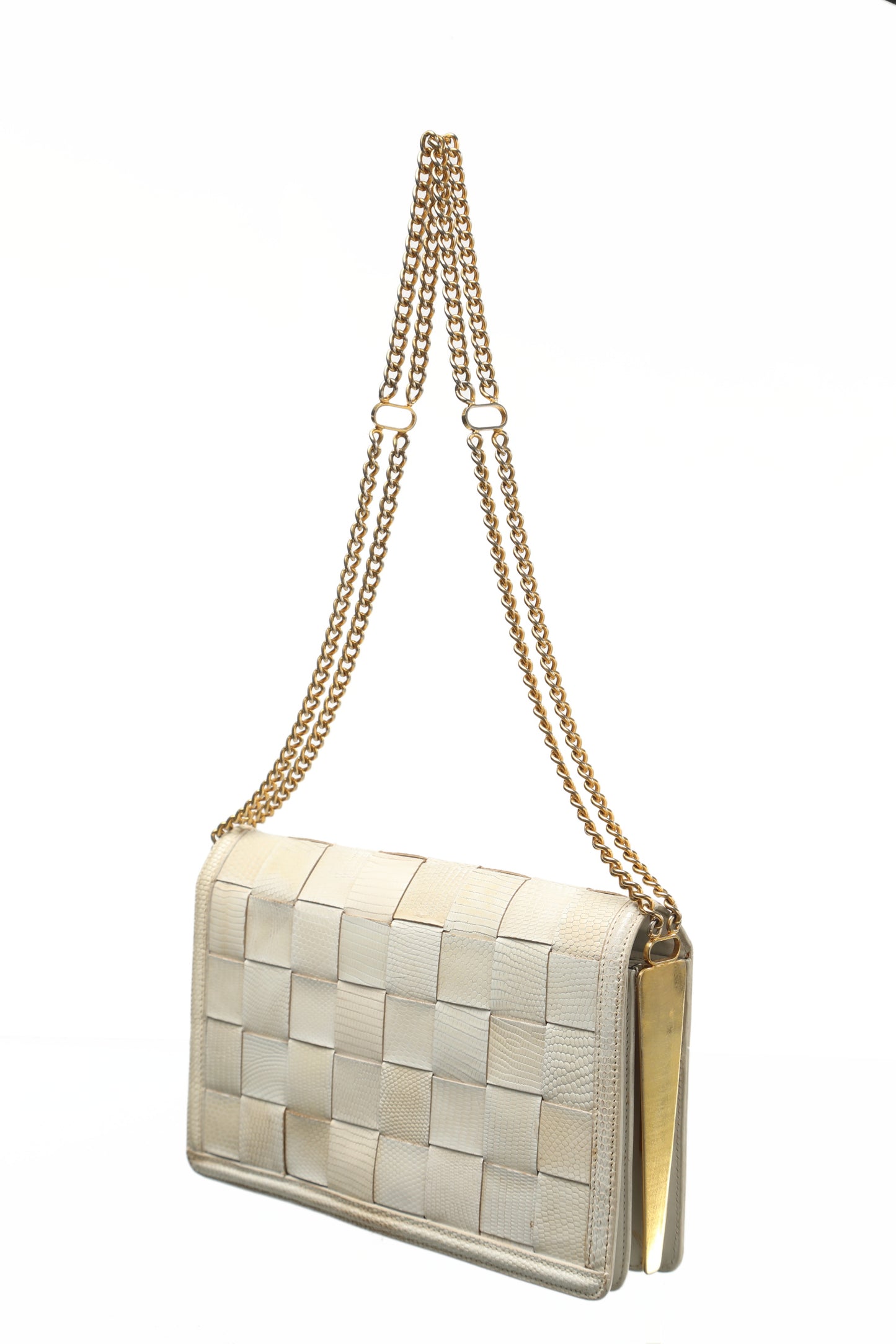 Fendi 70s ivory shoulder bag