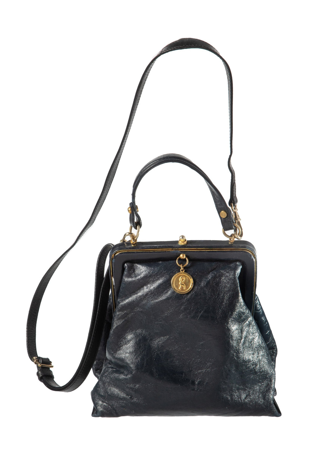 Borsa a tracolla Roberta di Camerino in pelle anni 70