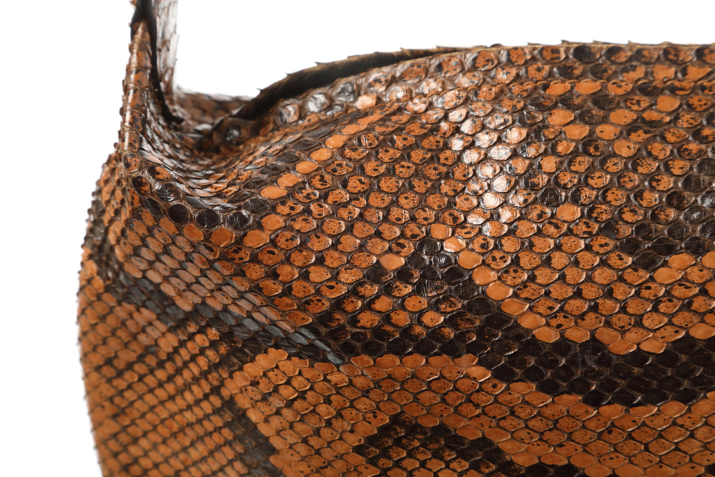 70s python shoulder bag